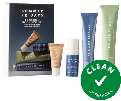 The Signature Travel Skincare Set -SUMMER FRIDAYS